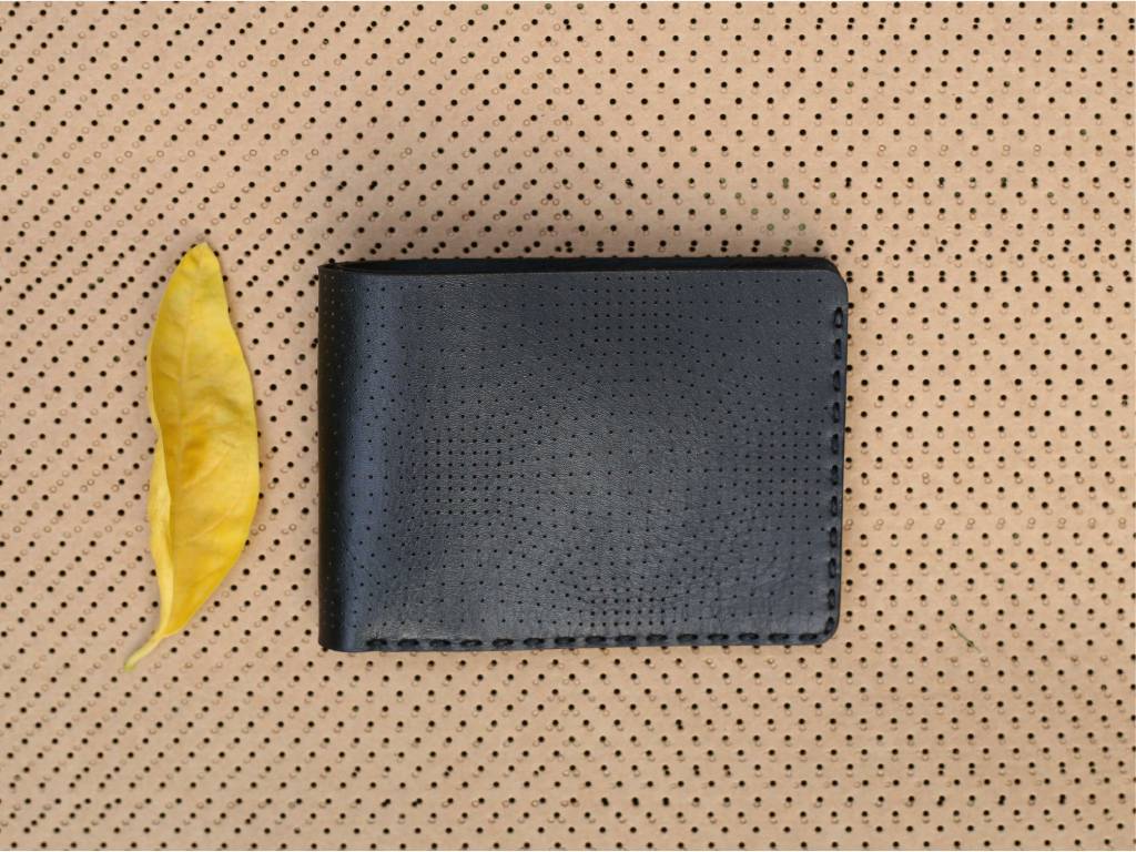 Slim Dotted - Bifold Mini Wallet #0017 - Le Mesh