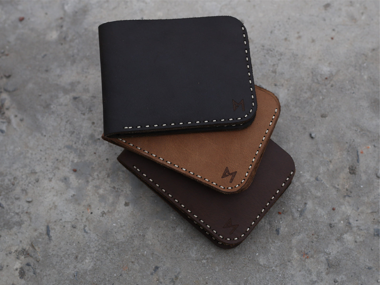 Crazy Horse light - Bifold Wallet # 00062 - Le Mesh