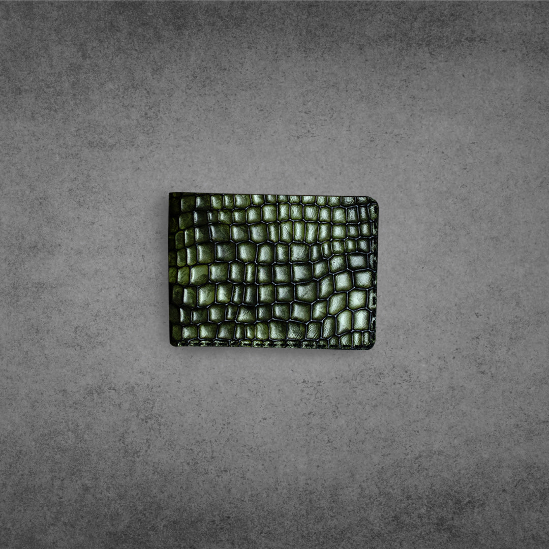 Tiger Green mini wallet #0080 - Le Mesh