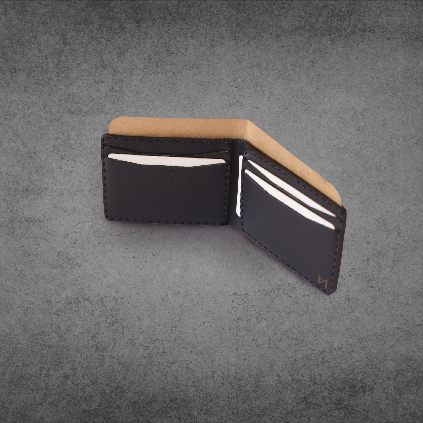 Brown mini snake Bifold wallet #0087 - Le Mesh