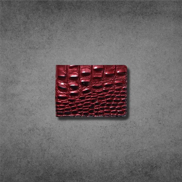 RED CROC Bifold premium mini wallet #0077 - Le Mesh
