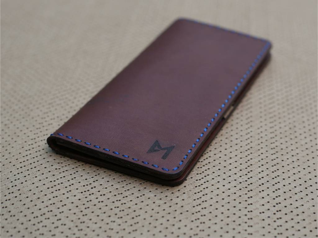 Soft Cow Leather Long Wallet Tan Brown # 0023 - Le Mesh