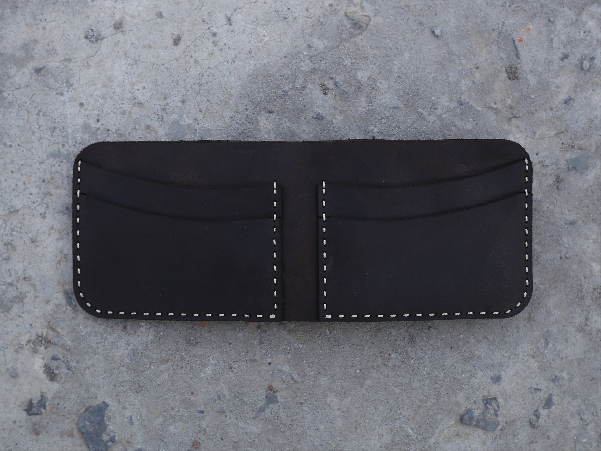 Crazy Horse Black - Bifold Wallet  #0061