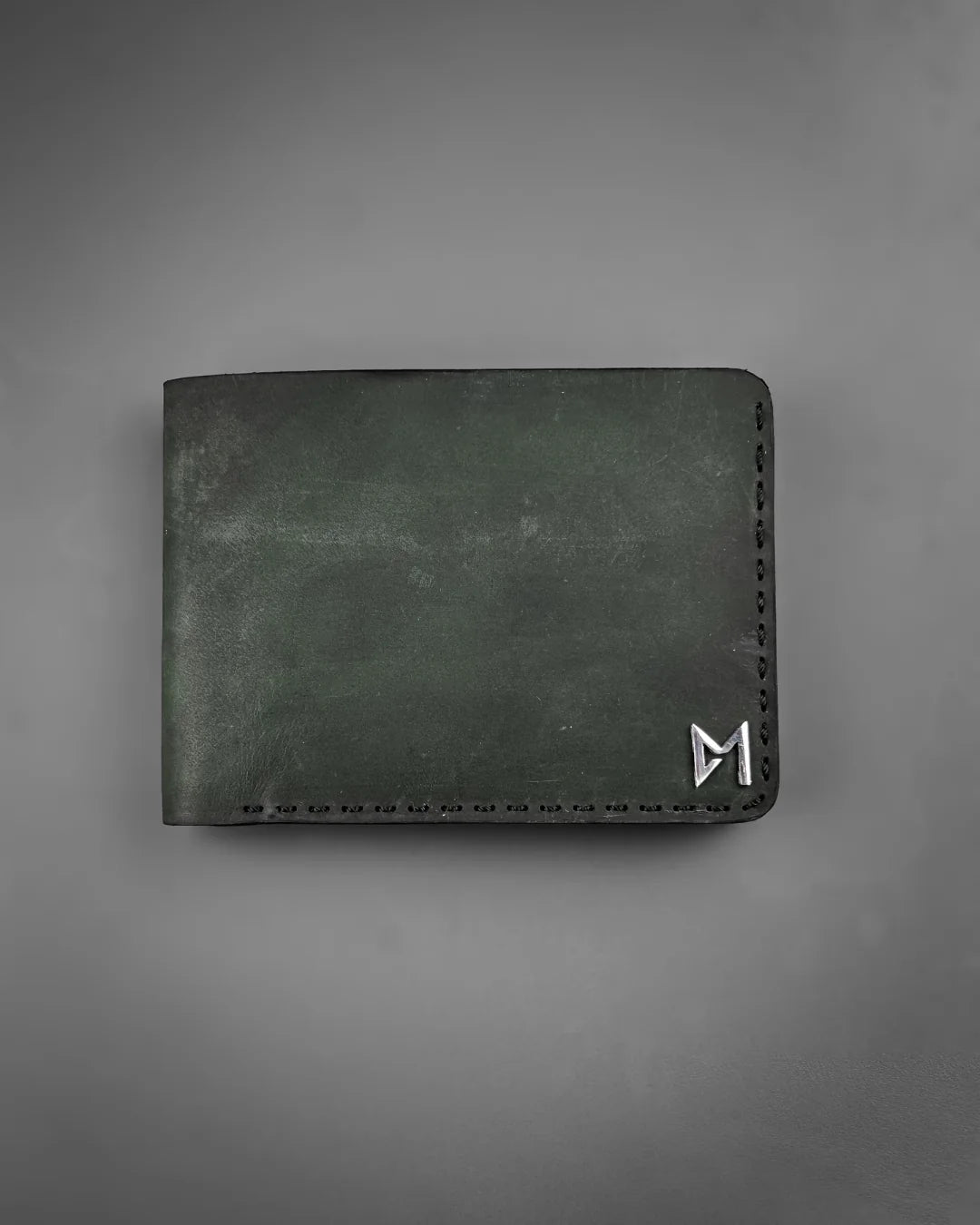 Crazy Green Leather Wallet