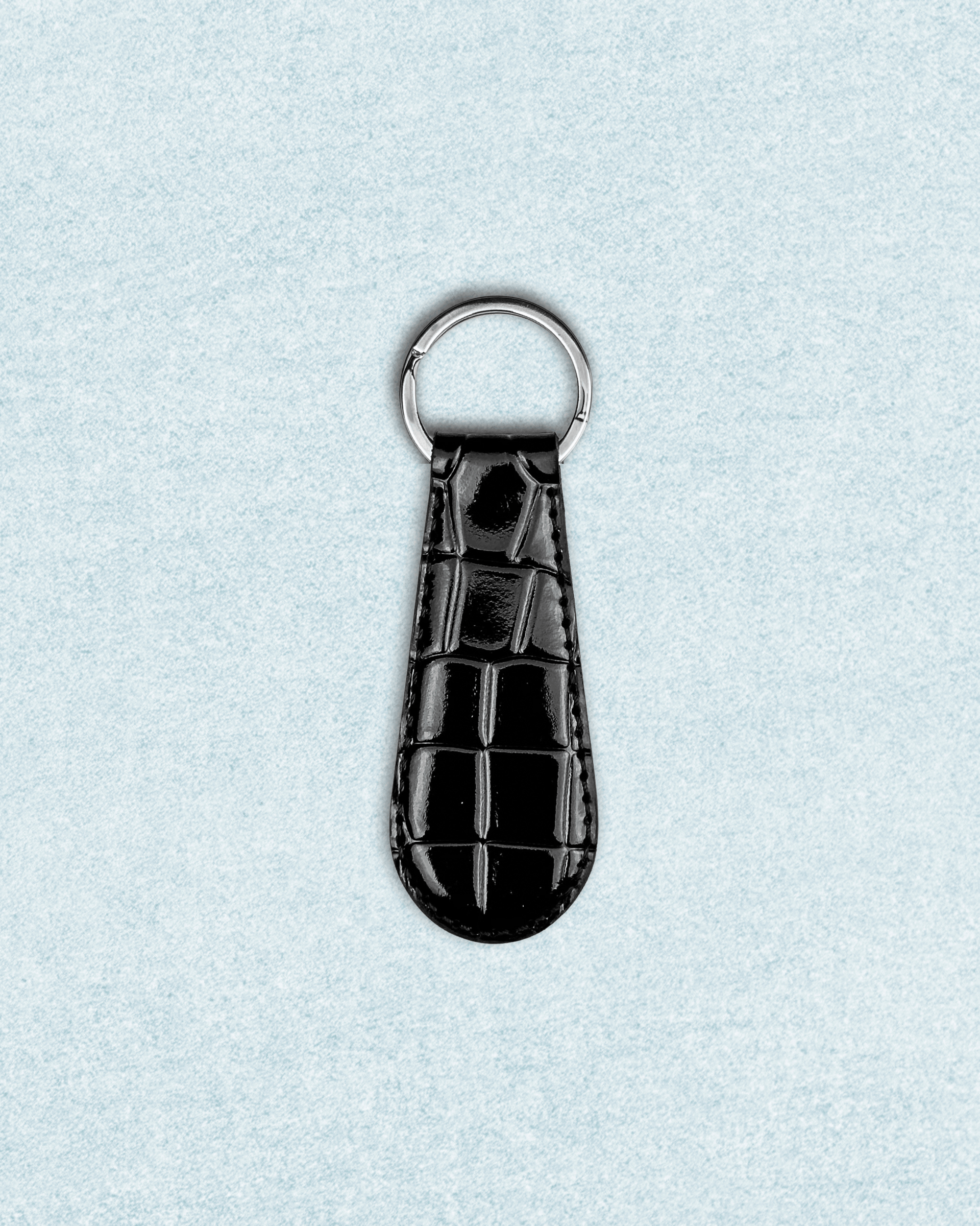 Dark croco keychain