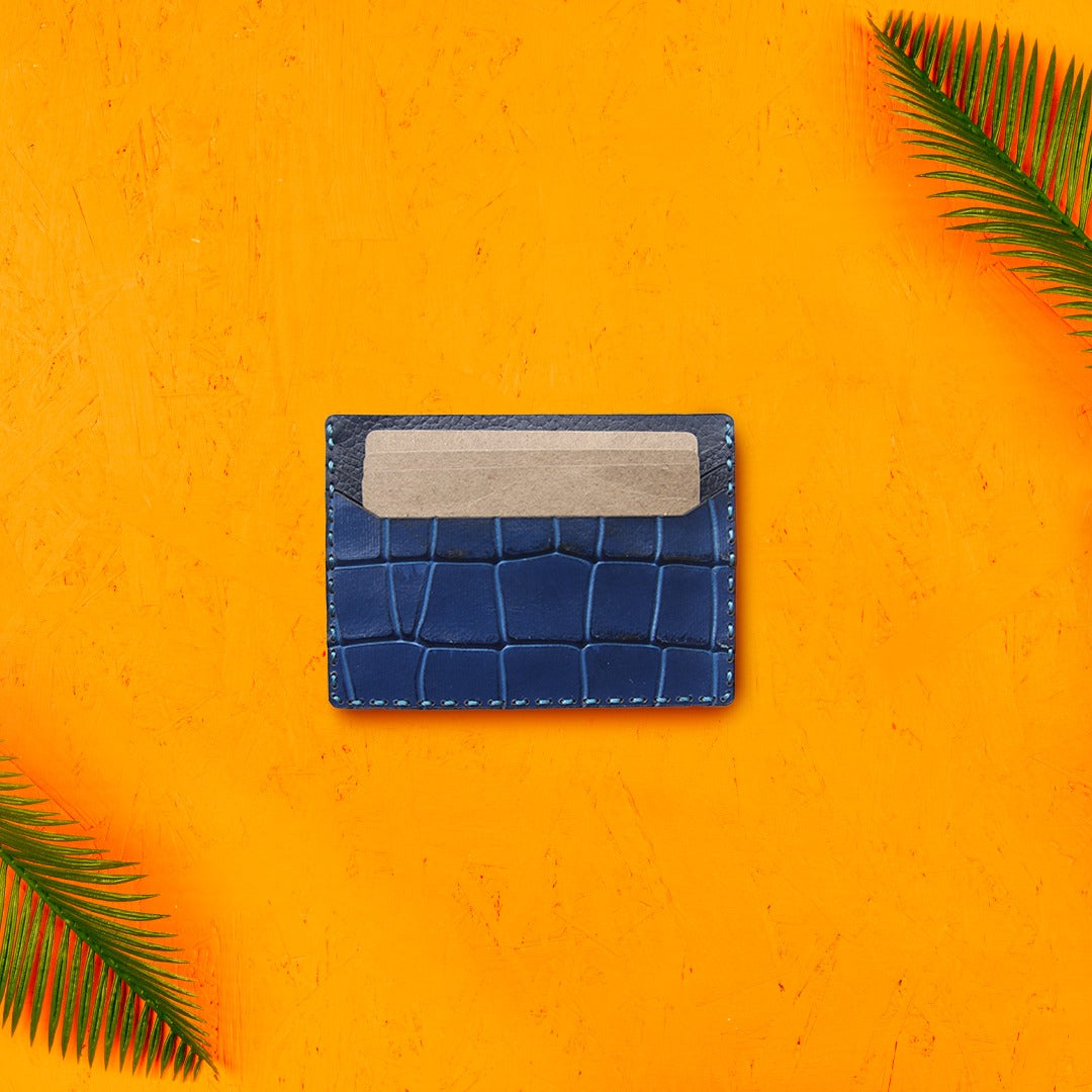 Blue Crocodile Smart Card Holder