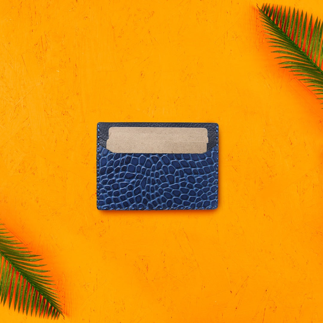 Blue Snake Smart Card Holder