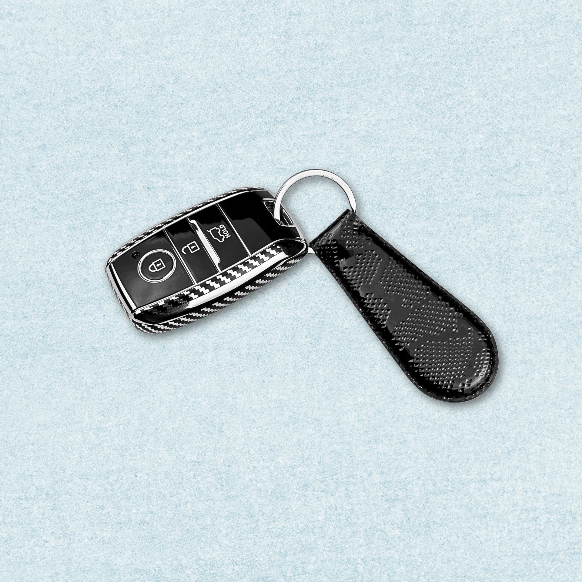 Dark python keychain