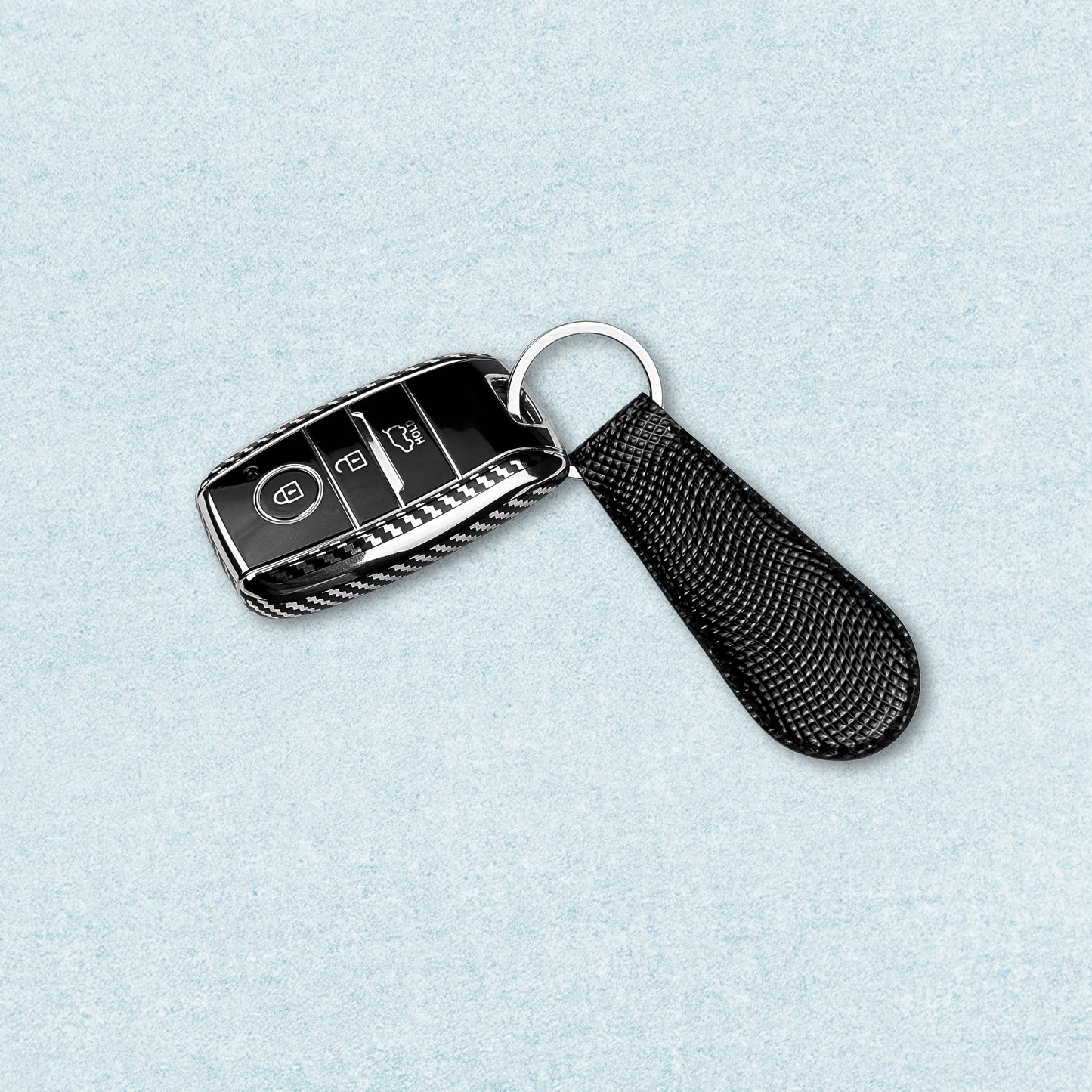Dark dotted  keychain - Le Mesh