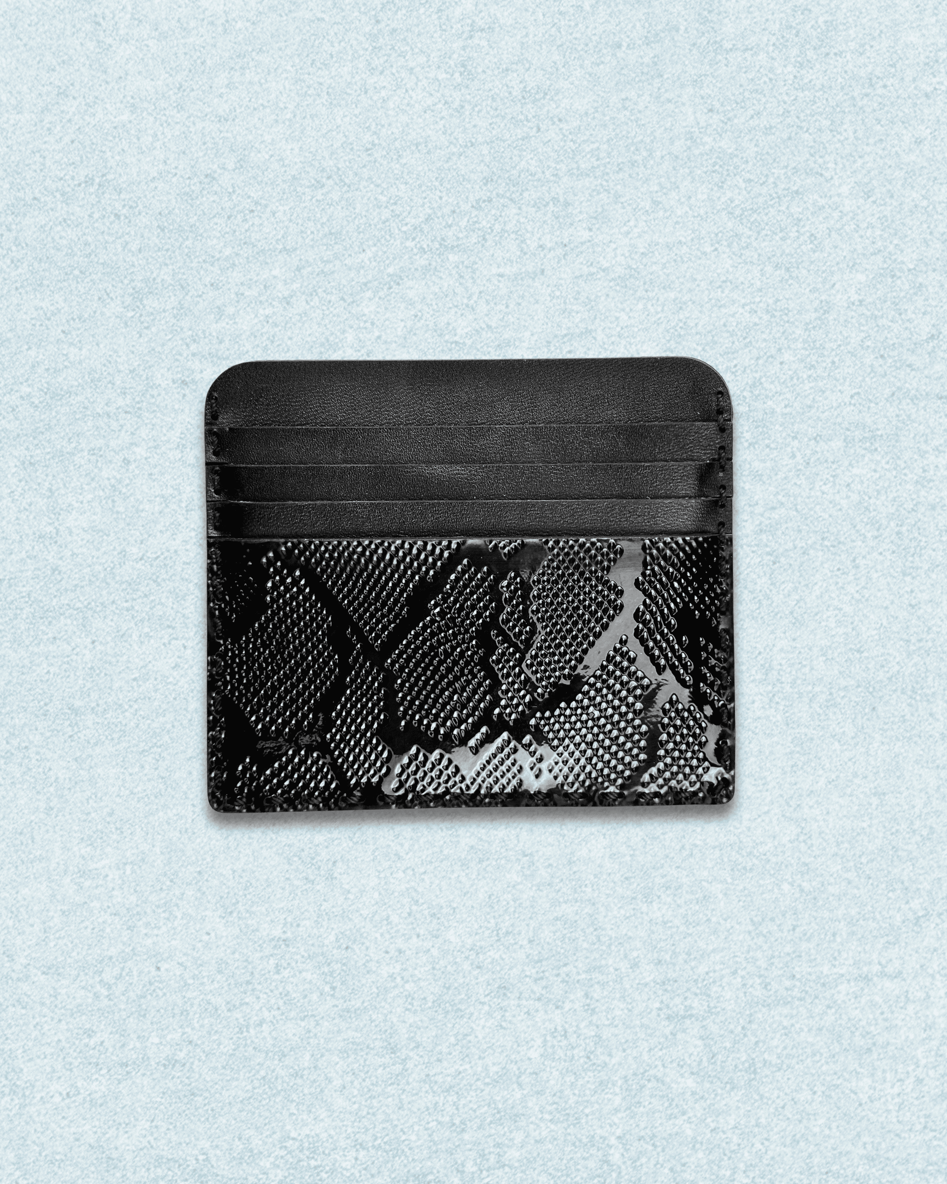 Dark Python card holder