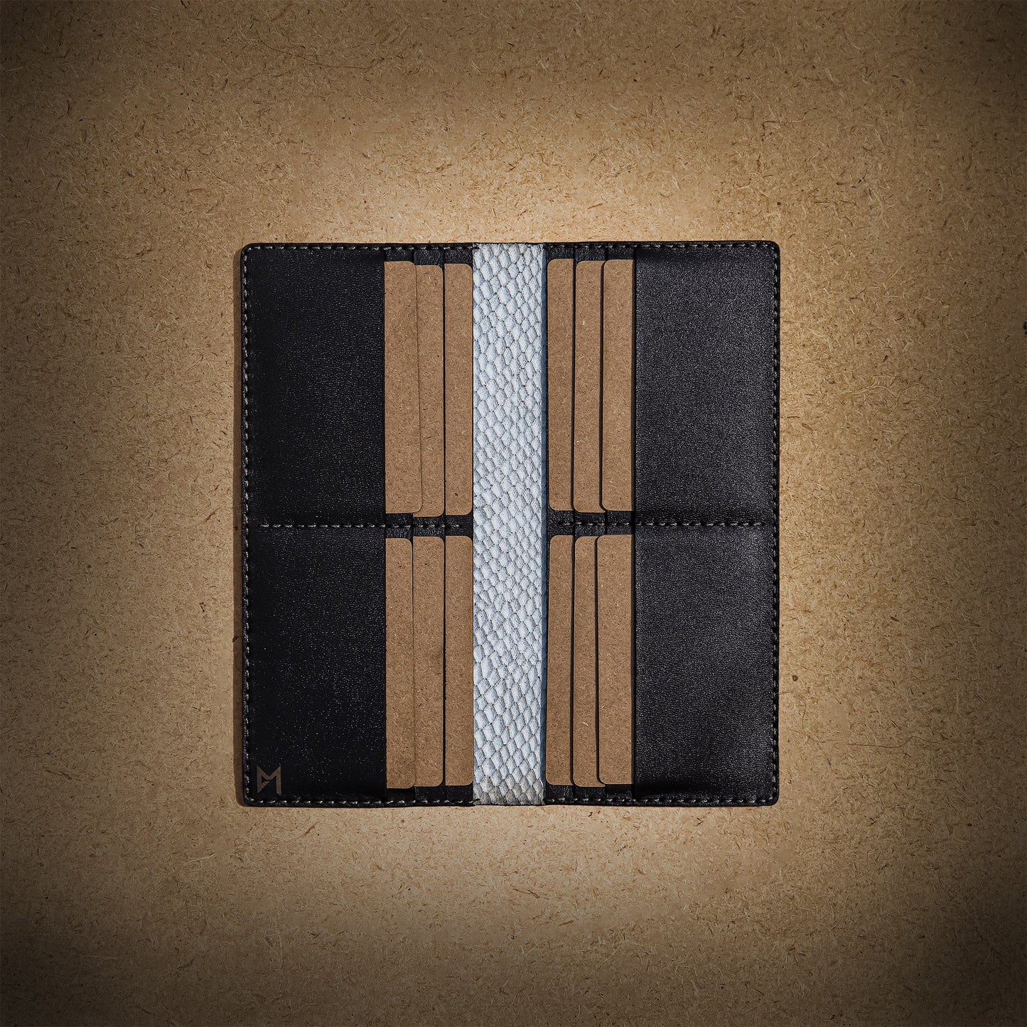 Grey Python Long wallet  #0120 - Le Mesh