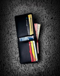 Patent Wine Leather Wallet - Le Mesh