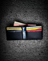 Patent Wine Leather Wallet - Le Mesh