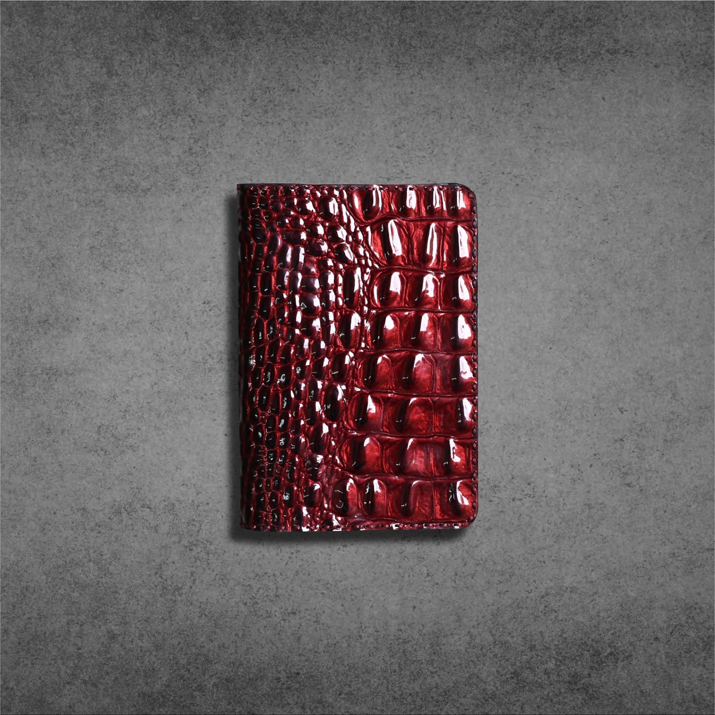 RED CROC Premium Passport Holder #0076
