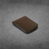 Black Perforated Cow Leather brogue style bi-fold wallet, fashion, luxury, hand stitched, hand craft, 6 card slots, 2 Cash pockets